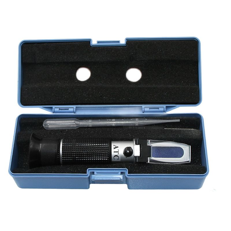 Marine Aquarium Refractometer - Portable Réfractomcirculation Aquarium Salinité 0-10% Réfractomcirculation