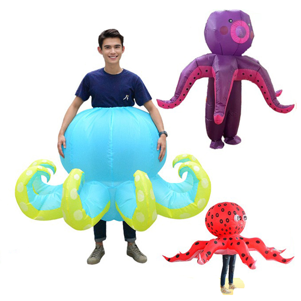 Aquarium Marine Parade - Costume gonflable de pieuvre pour spectacle