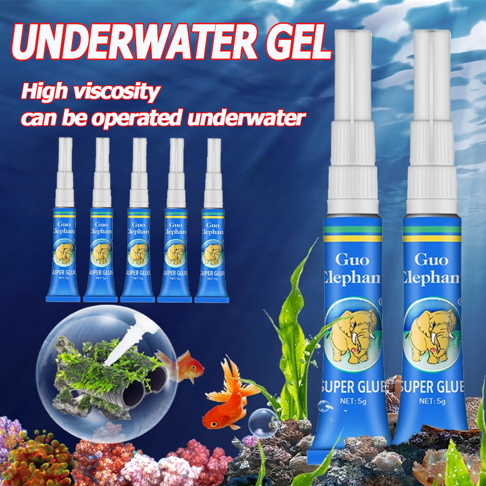 Marine Aquarium Glue - 3/5/10 pièces Aquarium aménagement paysager mousse
