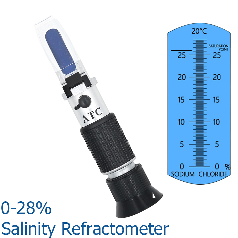 Marine Aquarium Refractometer - Réfractomètre ATC, compteur de salinité d'eau