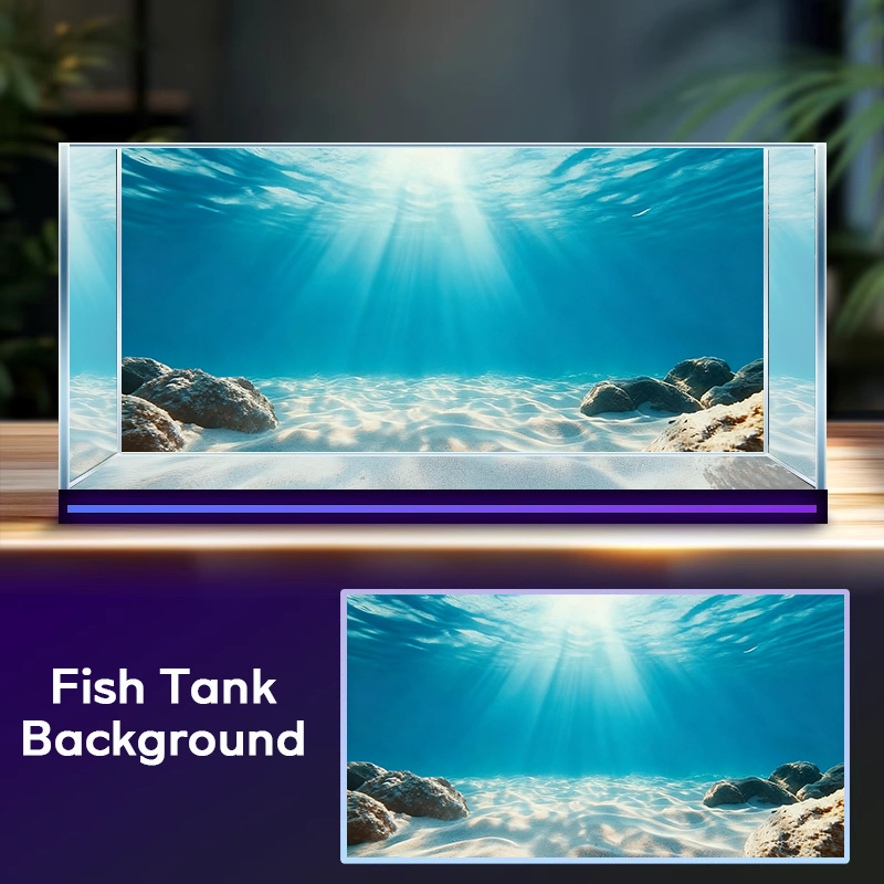 Marine Aquarium Glue - Sable bleu transparent, peinture de fond
