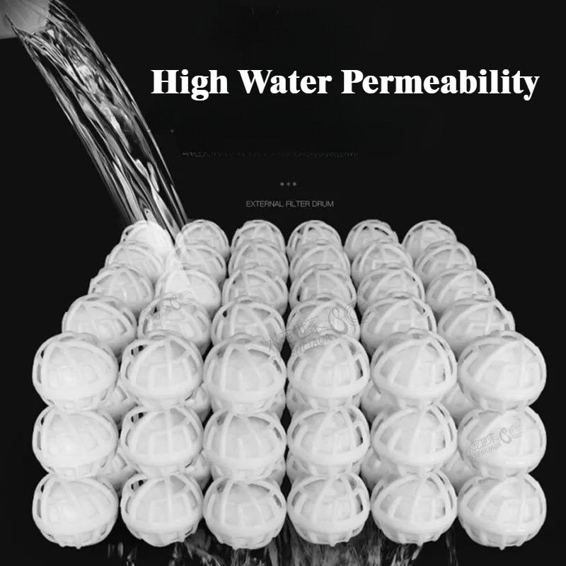 Calcium Reactor Media - 50pcs/10pcs 3D Bio boules filtre d'aquarium