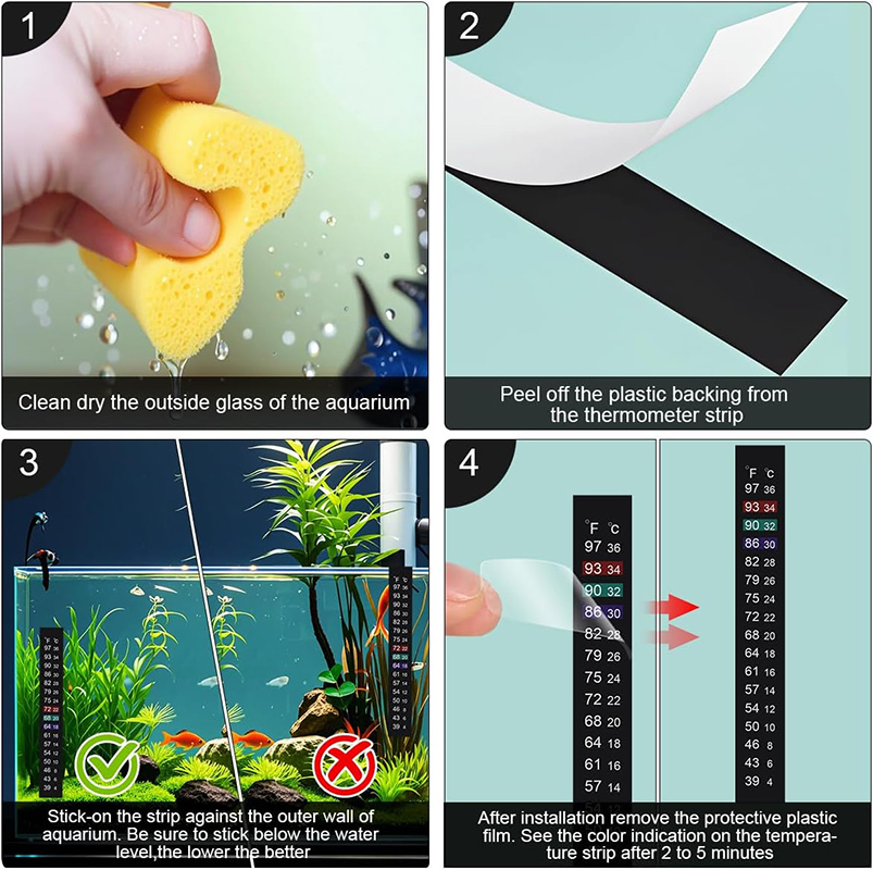 Thermomètre de brassage bande  - Marine Aquarium Glue avis et prix