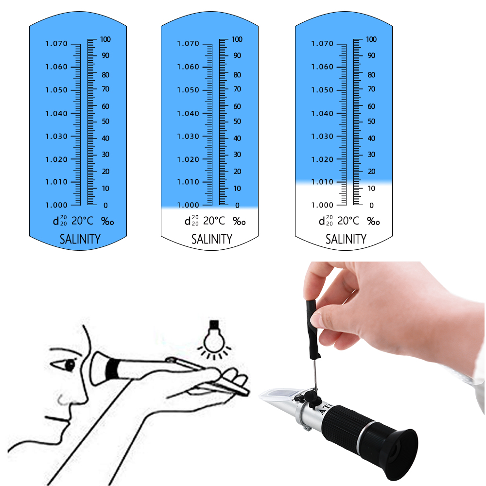 Réfractomètre de salinité 0-10 - Marine Aquarium Refractometer avis et prix