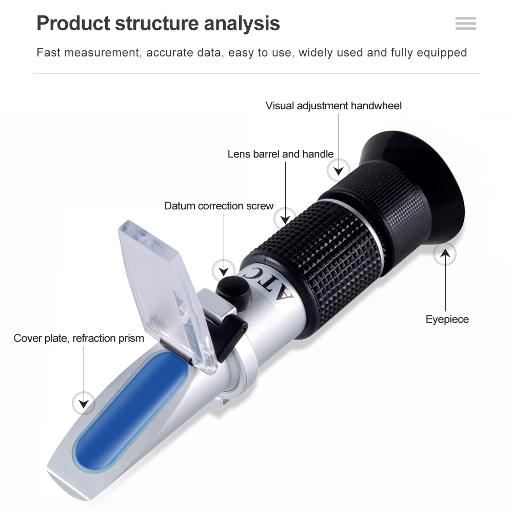 Réfractomètre portatif au miel - Marine Aquarium Refractometer avis et prix