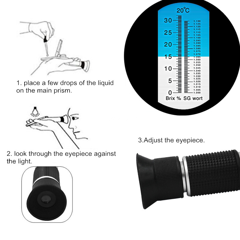 Réfractomètre portatif pour bi - Marine Aquarium Refractometer avis et prix